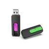 VICFUN 2 Pack 64GB USB Flash Drives USB 3.0 Flash Drive Slide Retractable USB Memory Stick 64G Data Storage,Green/Pink view 1