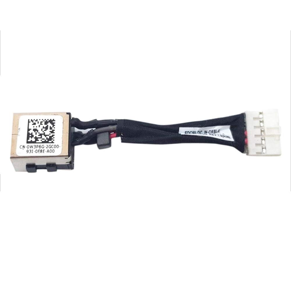GinTai DC in Power Jack Cable Replacement for Dell Latitude 5500 5501 5502 5505 5510 5511 E5510 W3P6G 0W3P6G/Precision 3540 3541 3542 DC301013900 (G)