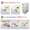 JEJ Astage Storage Box, Lock Stocker, 25, Clear, Width 11.4 x Depth 16.5 x Height 10.2 inches (29 x 42 view 4