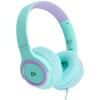INFURTURE Kids Headphones, Wired Headphones for Kids Over Ear with Microphone, 85/94dB Volume Limiter Headphone for Girls Boys, Foldable Headphone for School, Airplane Travel view 1