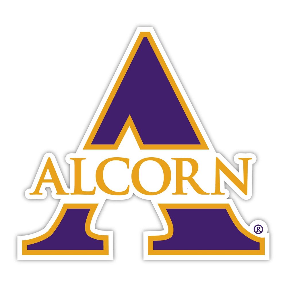 Alcorn State Braves 6 Inch Vinyl Mascot Decal Sticker Officially Licensed Collegiate Product
