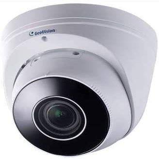 GEOVISION GV-EBD8711 8MP WDR, IR, Eyeball Built-in Microphone PoE Network Outdoor Dome Camera with 2.8~12mm Lens RJ45 Connection
