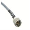 MPD Digital I RG8X Coax Cable I UHF PL259 Male to UHF PL259 Male Connector I 50 Omh I RF, CB & AIS Mini-8, Jumper I Made in the USA I Gray, 1 FT view 3