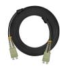 Jeirdus 150M SC to SC 10/40/100Gbs OM4 Outdoor Armored Duplex 50/125 Fiber Optic Cable Jumper Optical Patch Cord Multimode 150Meters 492ft SC-SC view 3