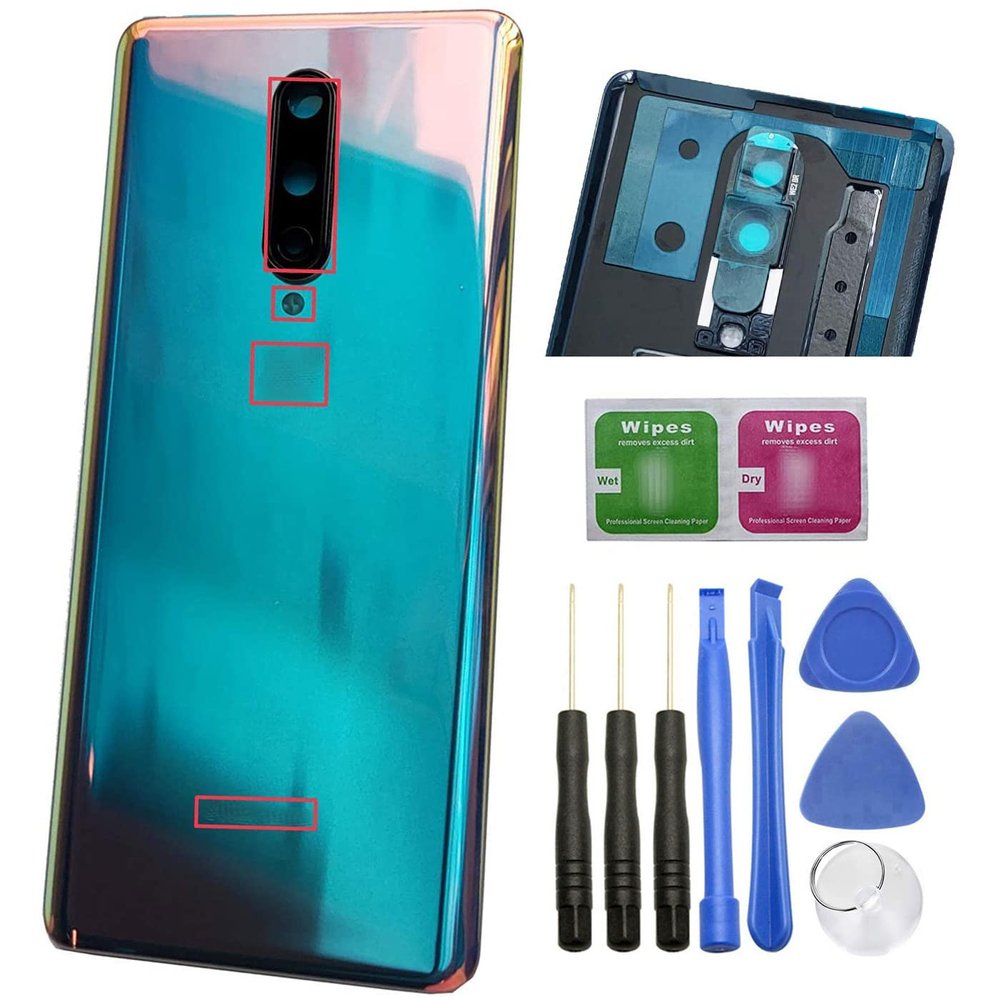 ubrokeifixit for OnePlus 8 Rear Panel Back Glass Door Cover Replacement for OnePlus 8 6.55",8 5G UW Verizon,8 5G T-Mobile(NOT for 8 Pro 6.78",NOT for 8T 6.55") (1+8 6.55"/Glow/Camera Lens)