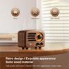 Muzen Portable Bluetooth Speaker, OTR Wood Vintage Small Wireless Speaker, FM Radio with Antenna AUX, 10h+ Long Playtime, High Fidelity Stereo Audio with Suitcase, for Gift Home Picnic view 2