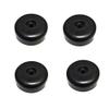 Replacement Part For Eureka, Sanitaire Vacuum Cleaner 4Pk Black Rear Wheel # compare to part 20-7912-67 view 1