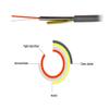 Jeirdus 75m SC to ST 10/40/100Gbs OM4 Outdoor Armored Duplex 50/125 Fiber Optic Cable Jumper Optical Patch Cord Multimode 75meters 160ft SC-ST view 2