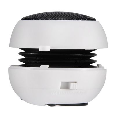 Limouyin Mini Portable Speaker, Mobile Phone Speaker with 3.5mm Aux Audio Input Rechargeable Travel Speaker for Laptop,Computer, Cell Phone,Tablet PC,MP3 etc. (White)