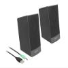 Delock 27001 USB Stereo 2.0 Speaker with 3.5 mm Jack and USB Power Supply view 1