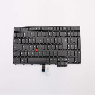 Replacement Swedish Finnish Non-Backlit Keyboard for Lenovo Thinkpad E570 E575 E570C