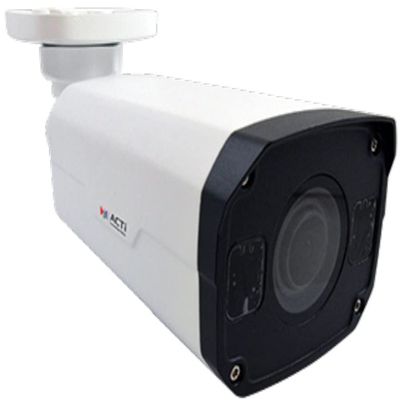 ACTi Z41 2MP Zoom Bullet Camera with SLLS, 4.3X Zoom Lens, f2.8-12mm (HOV:112.7-28.1), Auto Focus, H.265/H.264, 1080p/30fps, 2D+3D DNR, MicroSDHC/MicroSDXC, PoE/DC12V, IP67, IK10