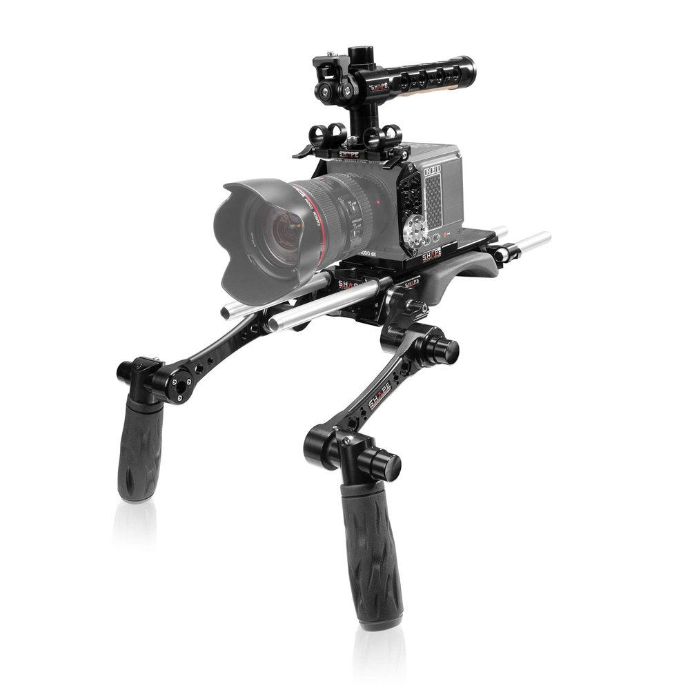SHAPE RED Komodo Camera CAGE, Shoulder BASEPLATE with Handles