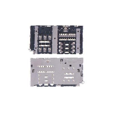 Best Shopper - Replacement Sim Card SD Card Reader Socket Part for LG G6 - Silver