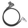 RED Komodo Right-Angle to D-tap&P-tap Cable Made with Super Soft Wire and Protected with Techflex Braid 18.1inches(Power Cable) view 1