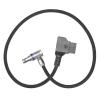 RED Komodo Right-Angle to D-tap&P-tap Cable Made with Super Soft Wire and Protected with Techflex Braid 18.1inches(Power Cable) view 2