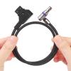 RED Komodo Right-Angle to D-tap&P-tap Cable Made with Super Soft Wire and Protected with Techflex Braid 18.1inches(Power Cable) view 3