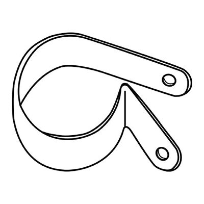 1 1/4X.20X1.06 Heavy Duty Cable Clamps Nylon (Pack Qty 2,500) BC-1250203CCN08 by Shorpioen - Made in USA