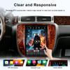 2026 New 12.1 Android Car Stereo Radio, Vertical Touch Screen GPS Navigation Head Unit, PX6 4GB RAM 64GB ROM, in-Dash Multimedia Player for GMC Yukon Sierra Chevy Tahoe Silverado Suburban Avalanche view 2