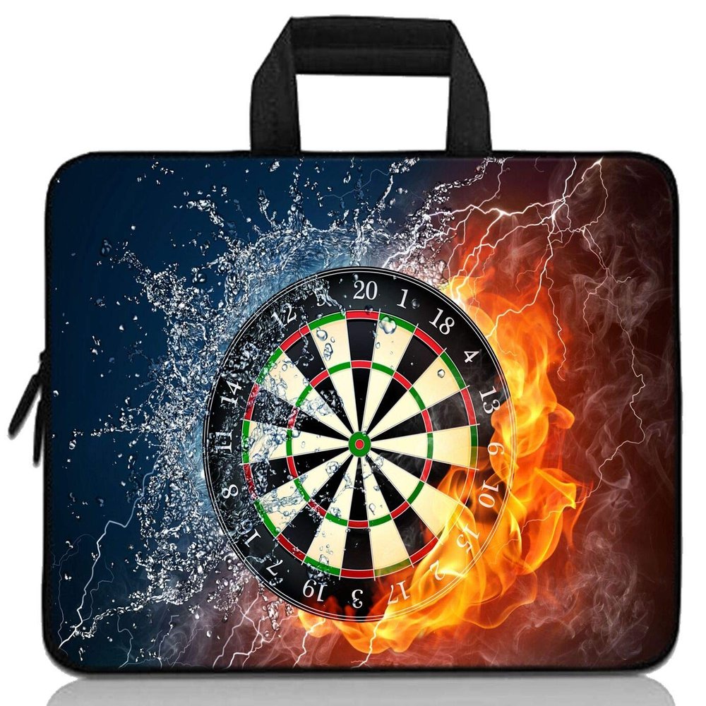 11" 11.6" 12" 12.1" 12.5" inch Laptop Carrying Bag Chromebook Case Notebook Ultrabook Bag Tablet Cover Neoprene Fit Samsung Google Acer HP DELL Lenovo Asus (11 11.6 12.1 12.2 inch, Darts Fire)