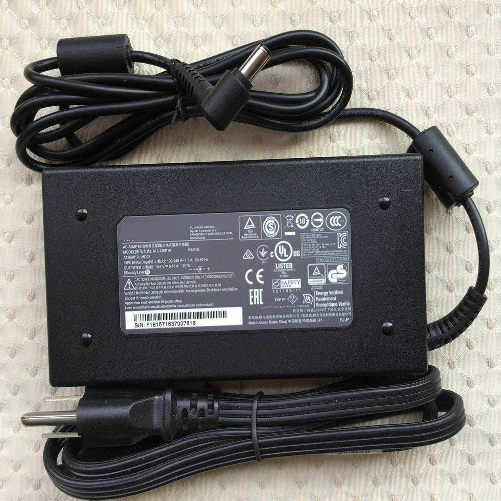 19V 6.32A AC Adapter for Chicony MSI GV62 7RC (MS-16JD) Series Notebook