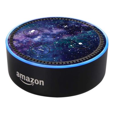 Head Case Designs Officially Licensed Cosmo18 Milky Way Space Vinyl Sticker Skin Decal Cover Compatible with Amazon Echo Dot (2nd Gen) - Skin only Echo Dot (2nd Gen) is NOT Included