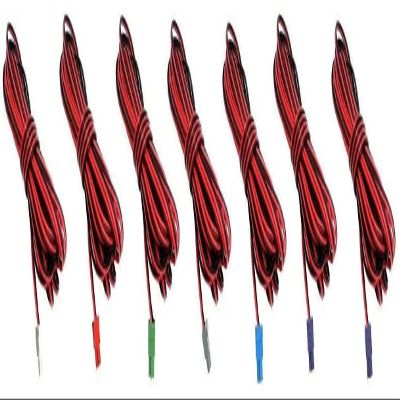 7X Pieces Speaker Sound Red Black Wires Cords Cables Compatible for Sony Home Cinema