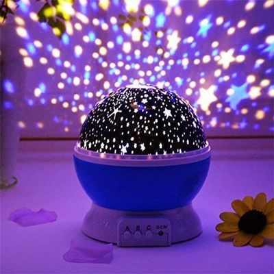 NIYAMAX Star Master Galaxy Night Projector Lamp Ceiling Led Light 360 Rotating Colorful Lights Starry Space Projection Home Decoration Design, Gift for Kids Boy Girl, Romantic Multicolor (Pack of 1)