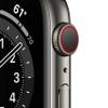 Apple Watch Series 6 (GPS + Cellular, 44mm) - Graphite Stainless Steel Case with Black Sport Band (Renewed) view 2