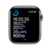 Apple Watch Series 6 (GPS + Cellular, 44mm) - Graphite Stainless Steel Case with Black Sport Band (Renewed) view 4