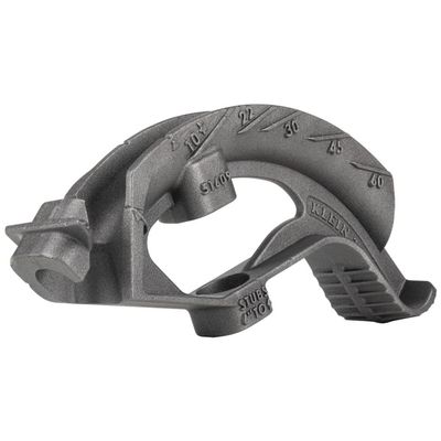 Klein Tools 51609 Iron Conduit Bender Head, Made in USA, for 3/4-Inch EMT or 1/2-Inch Rigid IMC, use with Klein Tools Angle Setter (Cat. No. 51612)