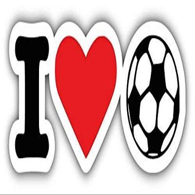 I Love Soccer - Sticker - DIe Cut Vinyl - Bright Print Sticker