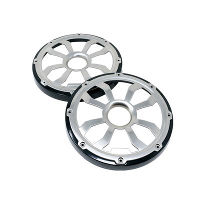 Diamond Audio HXM8FGB Motorsport 8 Elite Flush Mount Speaker Grills, Pair, Black