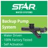 Star Basement Sentry Water Powered Backup Sump Pump System (STWB140) Uses Water Pressure - No Electricity or Batteries Required, Automatically Self Activates in Emergency & Pumps up to 20 GPM view 2