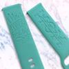 Custom Mom Life Watch Band 20mm compatible with Samsung Watch Galaxy Active / Active2 / Gear S4 / S2 Silicone Strap Engraved Monogram Personalized Gift Soft Silicone Sport Loop Personalized Mama view 2