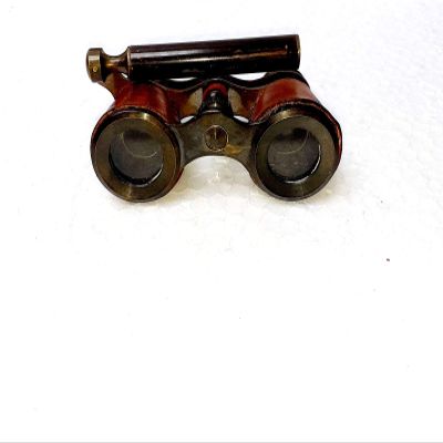 4 inch Antique Style Brass Binocular with Leather Safety Cover Who Make it More Attractive & Unique, Vintage Gifts Telescope, Ideal for Gifting