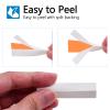 NineLeaf 3PK Compatible for Brother TZe-635 TZe635 TZ-635 TZ635 Label Tape 12mm 1/2'' 0.47'' White on Orange Standard Laminated Labeling Work with P-Touch PT-D210 PTD400AD PTH110 PT-D600 Label Maker view 2
