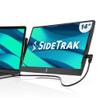 SideTrak Swivel 14" Attachable Portable Monitor Extender, FHD TFT Laptop Dual Screen with Kickstand + Unique Swivel Hinge, Compatible with Mac, PC, Chrome, Powered by USB/Mini HDMI Port (Black) view 1