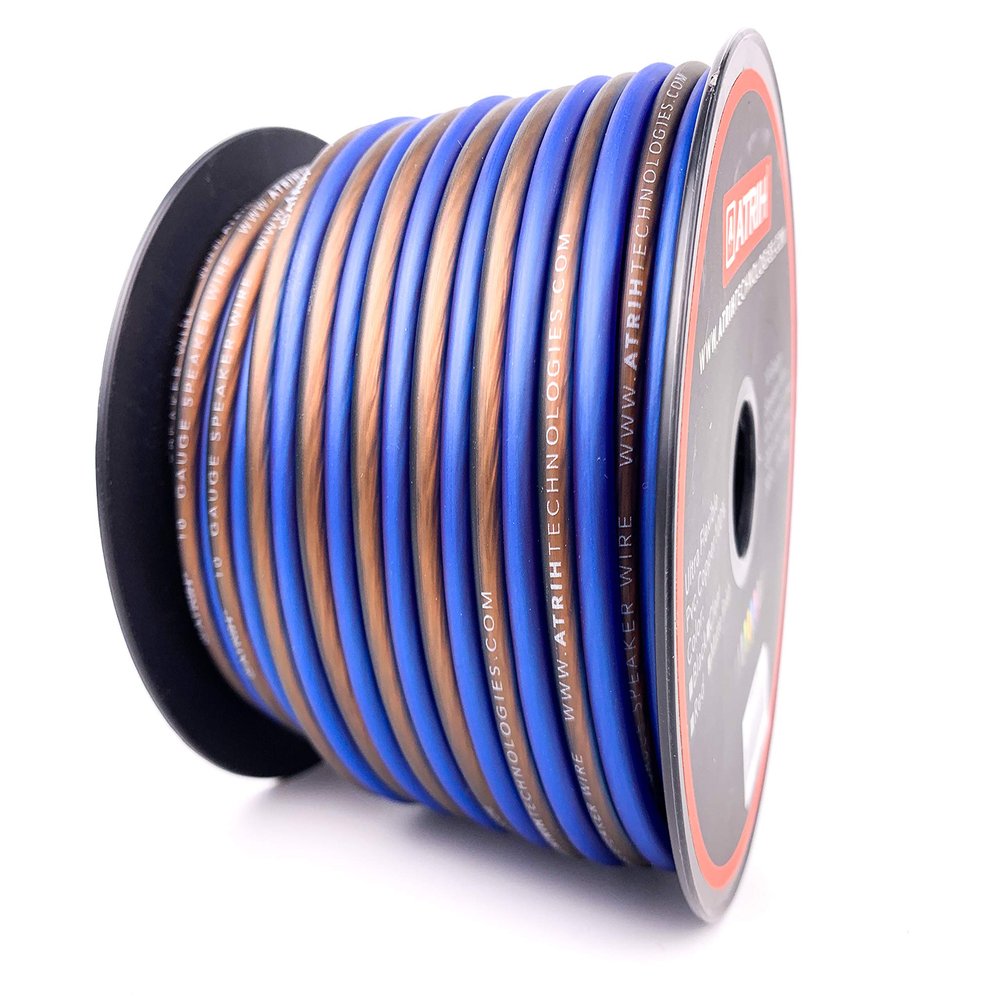 10-Gauge OFC Audio Stereo Speaker Wire Cable, 50 Feet