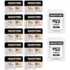 [10x High Endurance] GIGASTONE Industrial 16GB MLC Micro SD Card 10-Pack, 4K Video Recording, Security Cam, Dash Cam, Surveillance Compatible 95MB/s, U3 C10, with Adapter [5-Yrs Free Data Recovery] view 1
