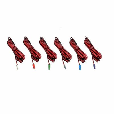6X Pcs Speaker Sound Red Black Wires Cords Cables Compatible for Sony Home Cinema Theater