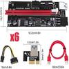 6 Pack GPU Riser Latest V009S ALB Vendor PCIE Riser 6 PIN + MOLEX GPU Mining ETH view 2