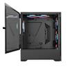 Bgears b-Voguish-RGB Gaming PC ATX case, Include: 6 x 120mm ARGB Fans, 1 x 10 Fans Controller, 1 x Remote Controller, USB3.0, Support up to EATX Motherboard, Support Graphic Card up to 380mm Long view 3