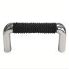 Nautiluxe Nautical Rope Drawer Pull (Chrome/Black) view 1