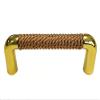 Nautiluxe Nautical Rope Drawer Pull (Gold/Natural) view 1