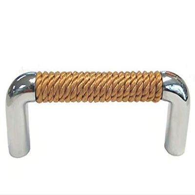 Nautiluxe Nautical Rope Drawer Pull (Chrome/Natural)