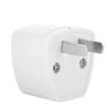 Evonecy Power Plug, EU/UK/AU to USA 1 Pack Plastic Power Adapter, Universal for USA Canada view 2