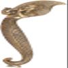 12" Superfine Lord Krishna Door Handle in Brass | Handmade | Made in India - Brass Statue view 1