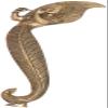 12" Superfine Lord Krishna Door Handle in Brass | Handmade | Made in India - Brass Statue view 2