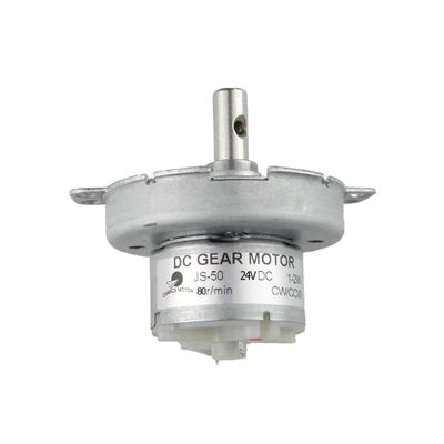 CHANCS JS-50 24V 80RPM DC Gear Motor Speed Reduction Large Torque Rotating Display Stand Dedicated